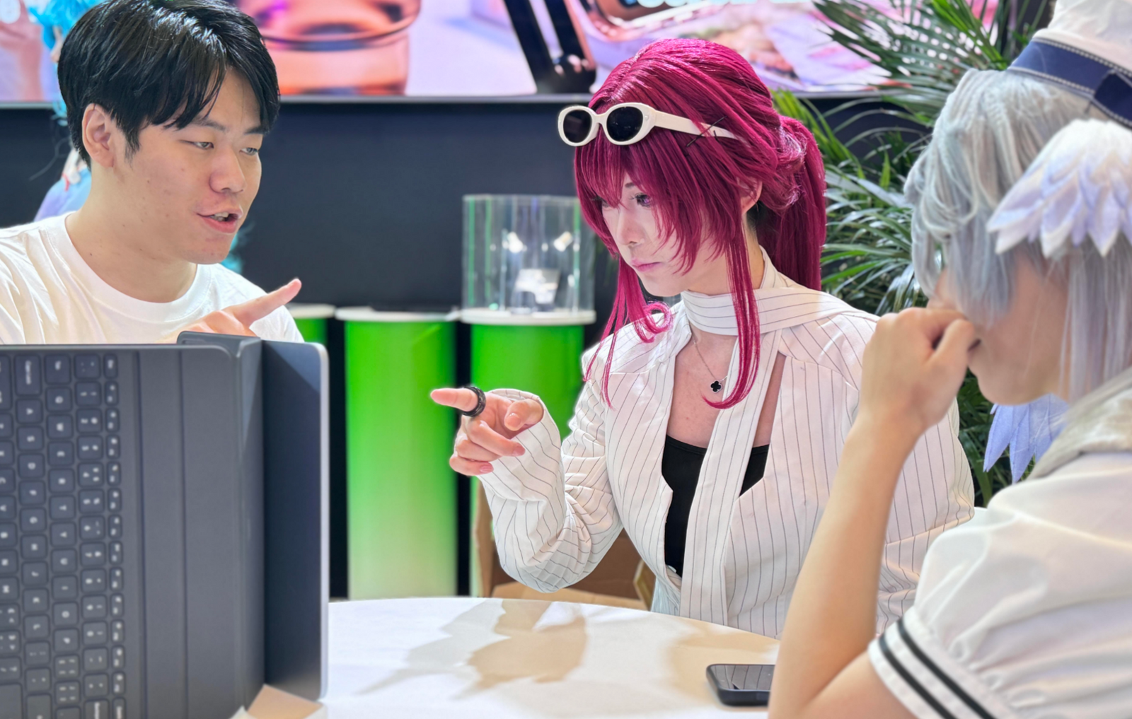 The KiWear stand at AWE 2026